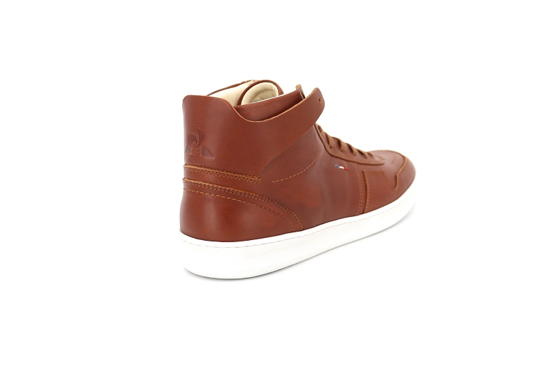 Le coq sportif baskets montantes prestige marron8671001_4