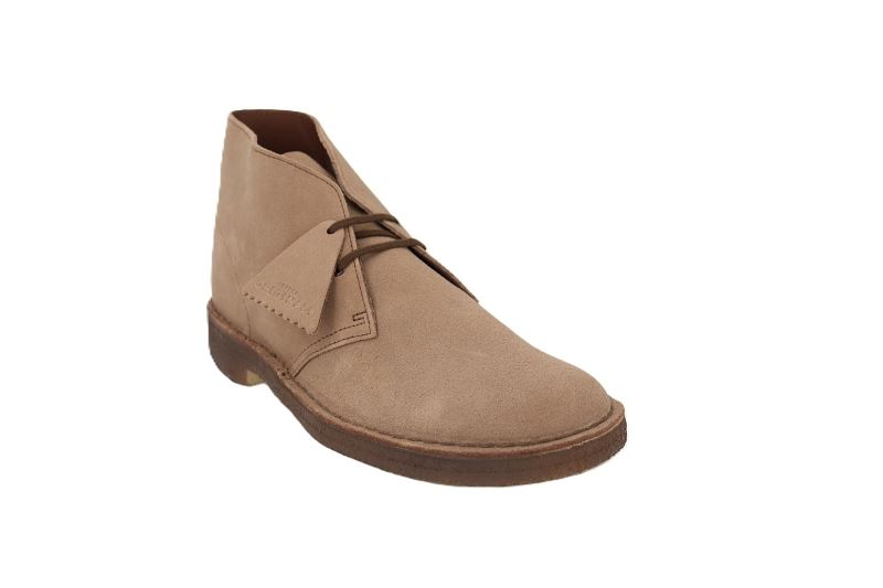 Clarks boots et bottines desert boot beige8675701_2