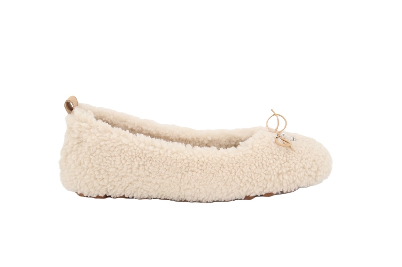 Hogan ballerines h693 ballerina pelo beige