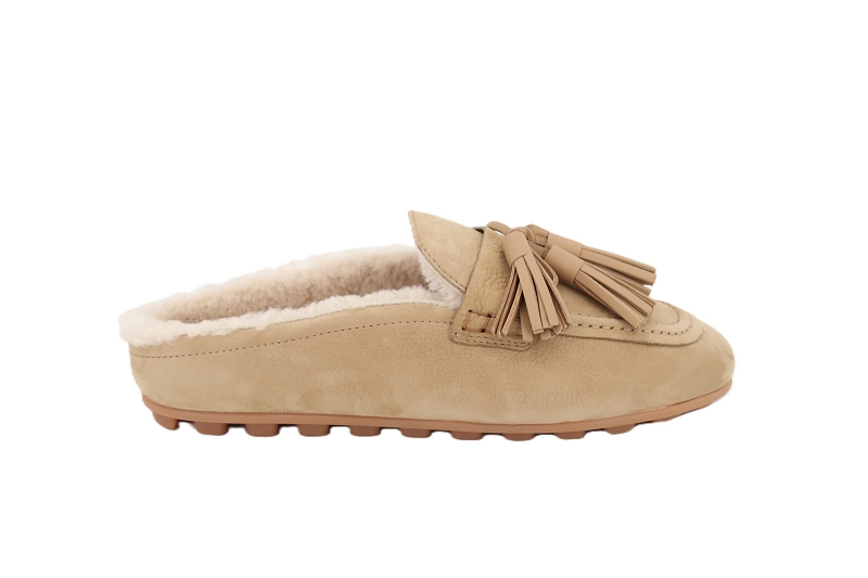 Hogan chaussons pantoufles h693 mule marron