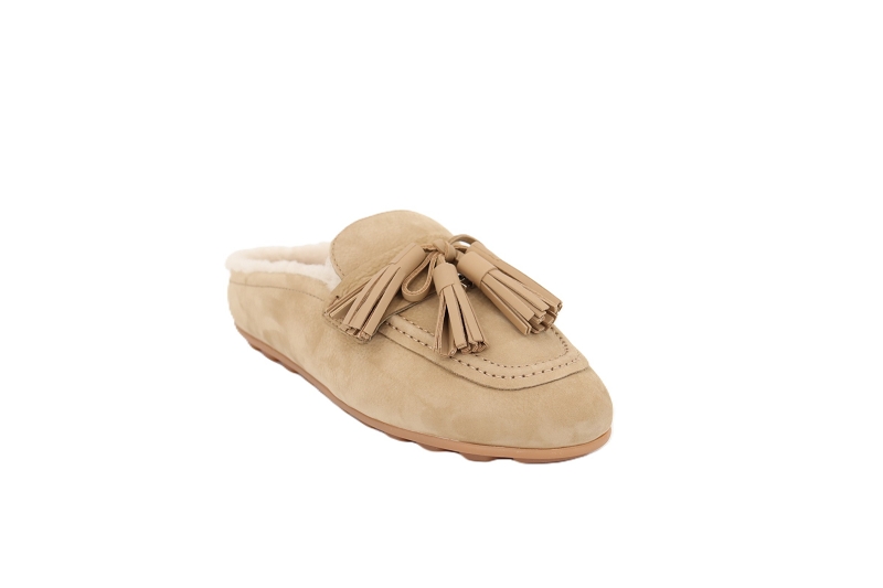 Hogan chaussons pantoufles h693 mule marron9037101_2