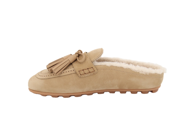 Hogan chaussons pantoufles h693 mule marron9037101_3