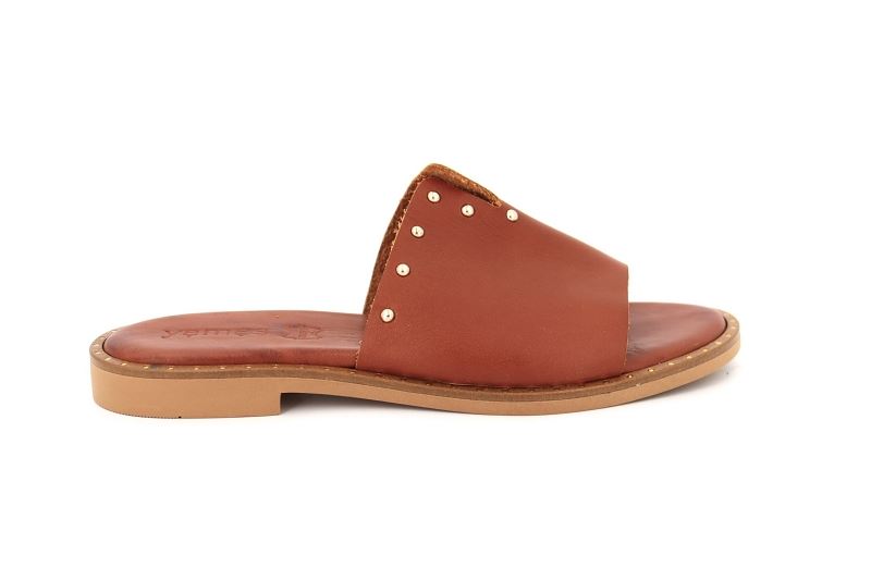 Yamas mules et sabots ethia marron