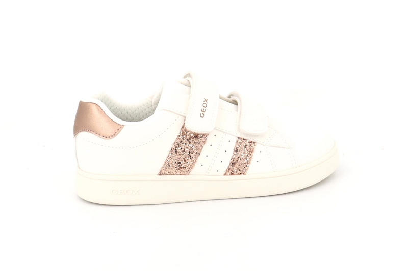 Geox enf baskets j eclyper girl a blanc