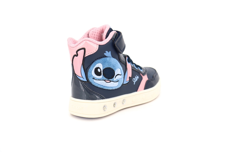 Geox enf baskets montantes j skylin girl h bleu9045301_4