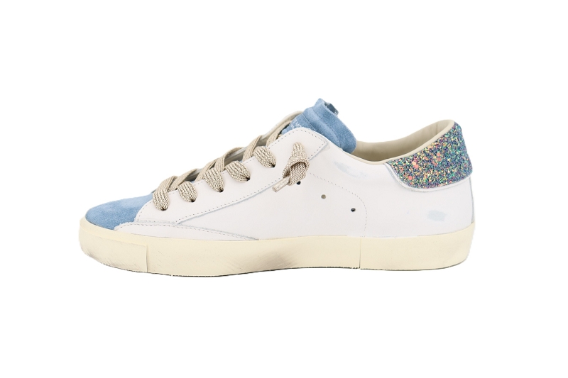 Philippe model baskets prsx low woman glitter blanc9053001_3