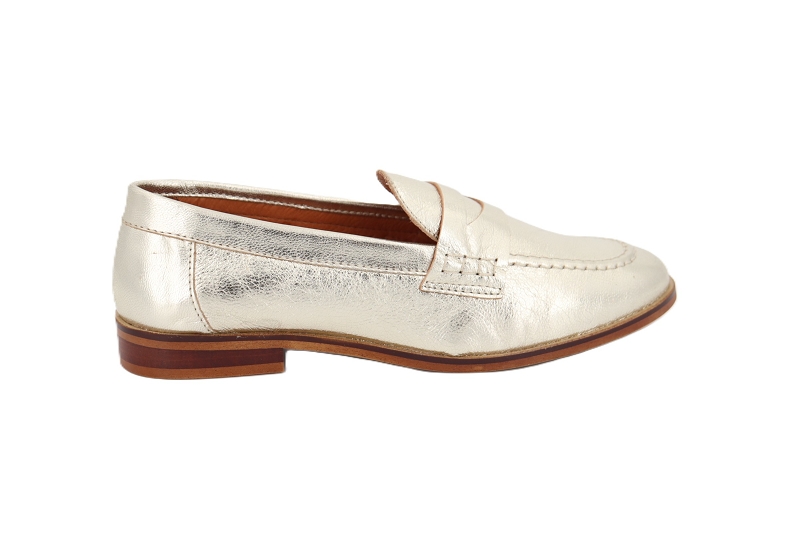 Geannette et les filles mocassins sevres dore