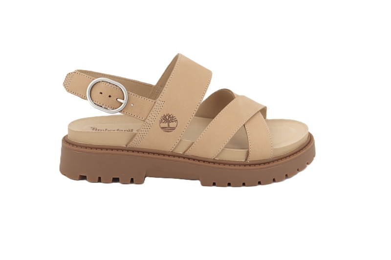 Timberland sandales nu pieds clairemont way backstrap sandal beige