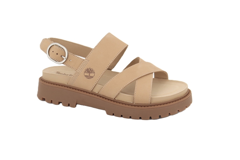 Timberland sandales nu pieds clairemont way backstrap sandal beige9053601_2