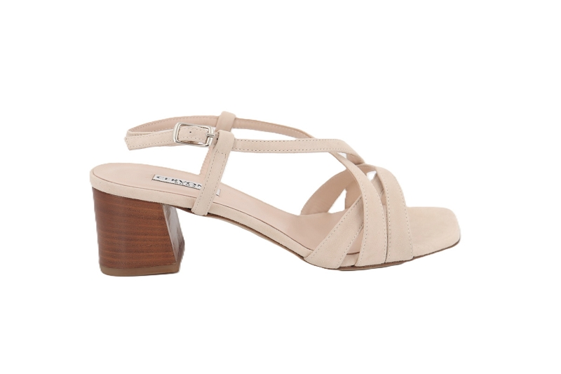 Cervone sandales nu pieds benedetta beige