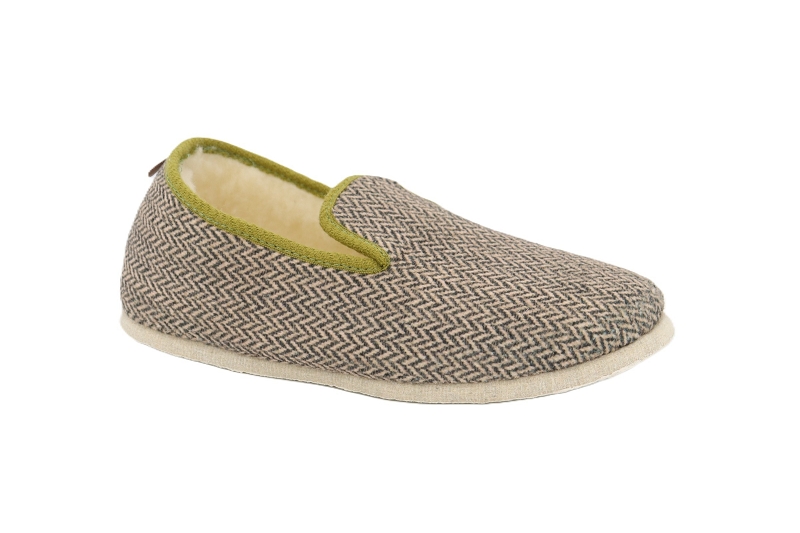 Chausse mouton chaussons pantoufles camden beige9506101_2
