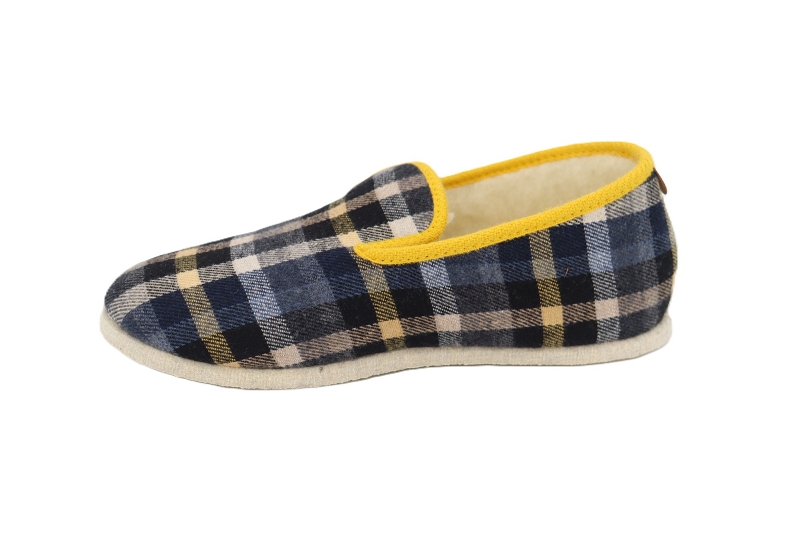 Chausse mouton chaussons pantoufles douglas noir9506201_3