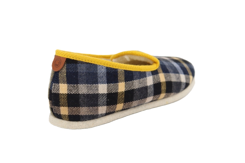 Chausse mouton chaussons pantoufles douglas noir9506201_4