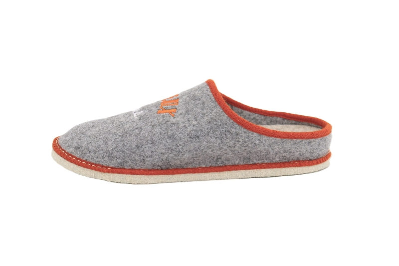 Chausse mouton chaussons pantoufles calou raclette gris9506301_3