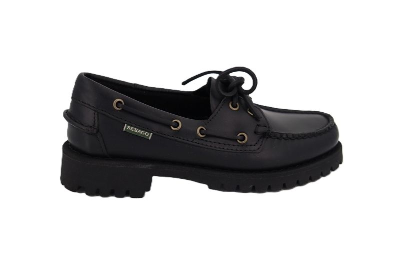 Sebago bateaux ranger women wax noir