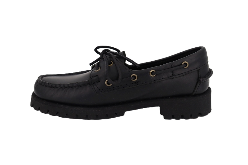 Sebago bateaux ranger women wax noir9508002_3