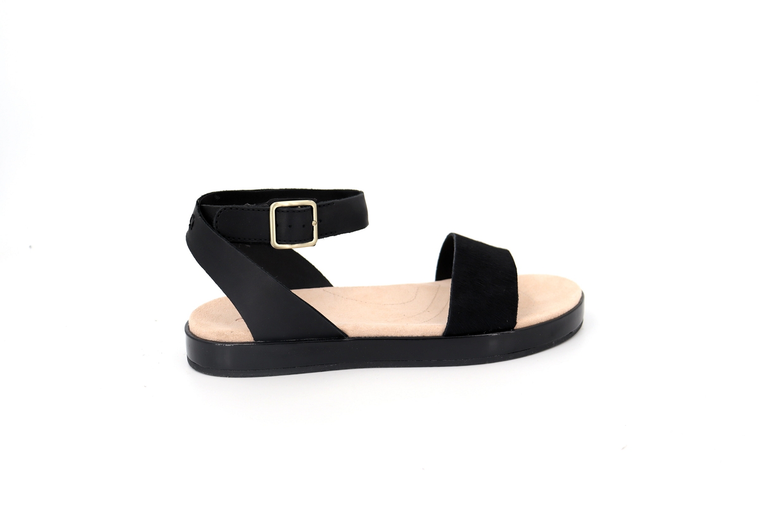 Rue de la Chaussure Clarks sandales nu pieds botanic ivy noir femme