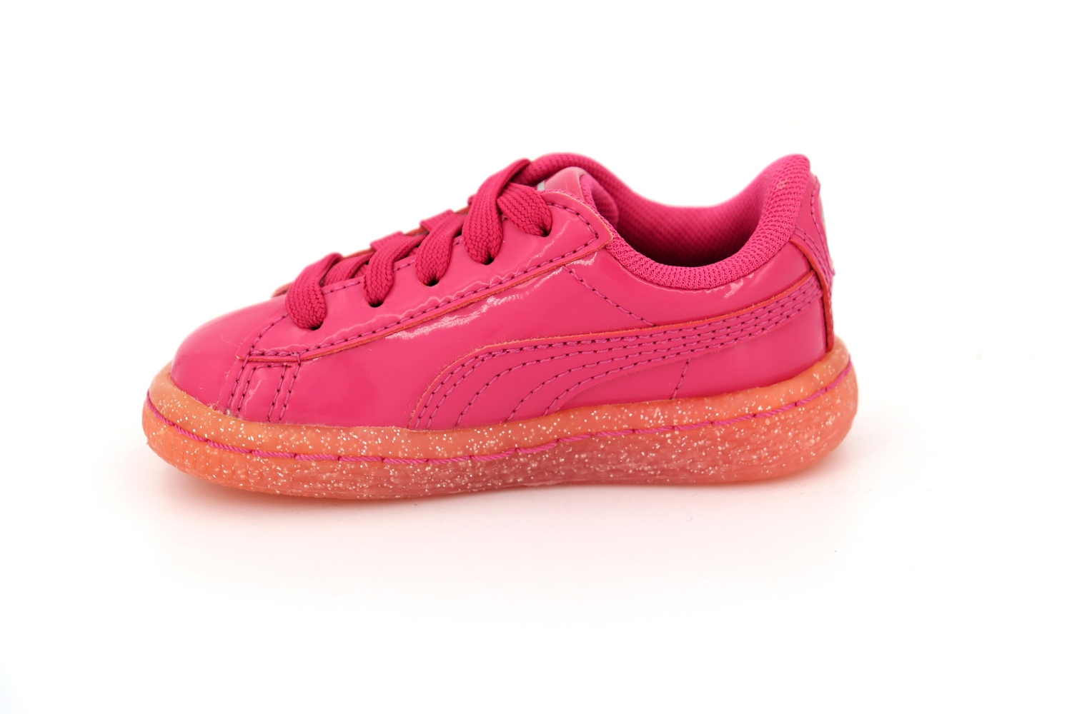 Rue de la Chaussure Puma enf baskets 362467 basket ice glitter rose fille