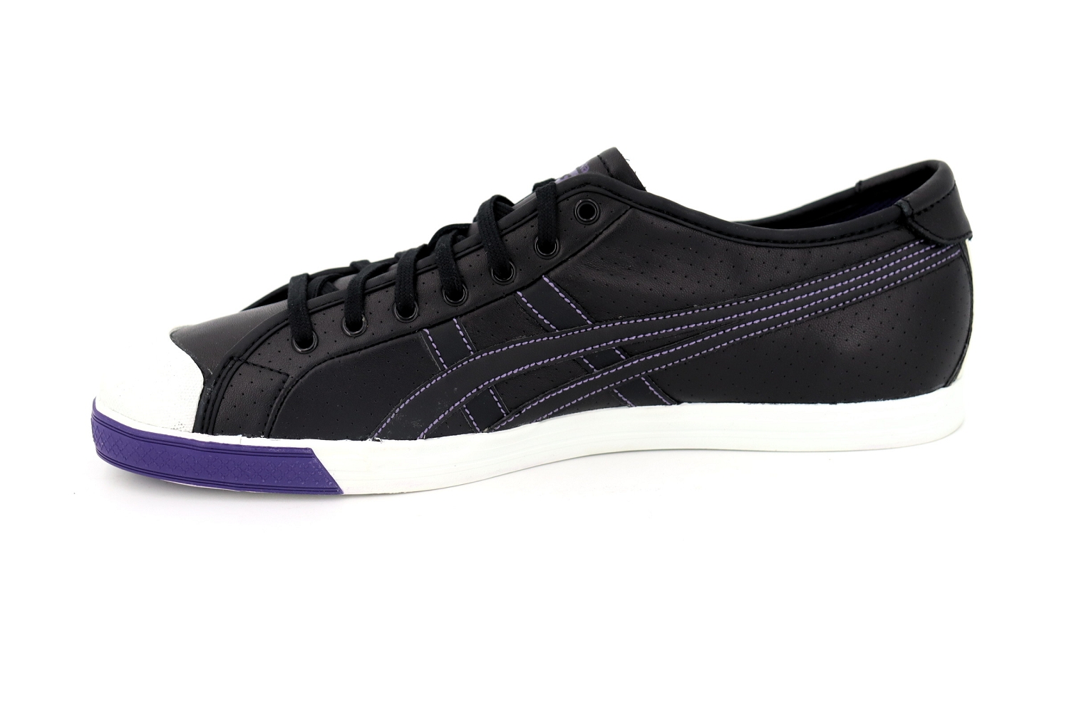 Rue de la Chaussure Onitsuka tiger baskets coolidge black violet noir homme