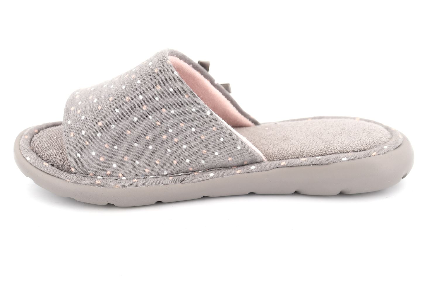 Chaussons Mules Isotoner Pour Fille - Matière Douce Imitation Fourrure - Semelle Ergonomique - Pointure 35