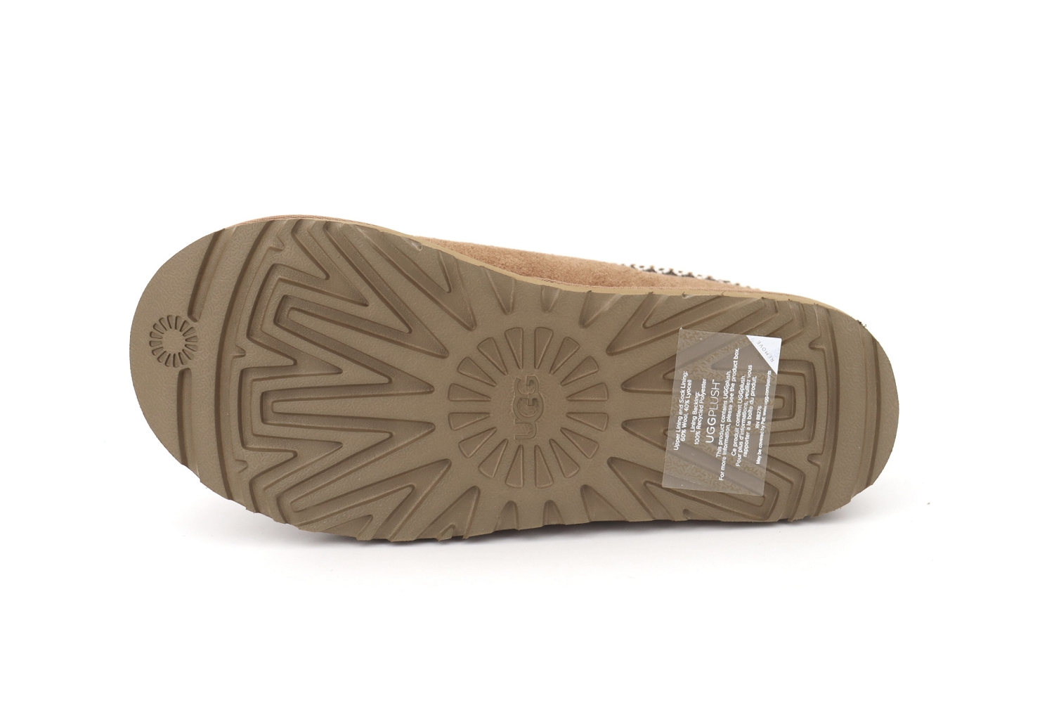 Rue de la Chaussure Ugg chaussons pantoufles tasman marron femme