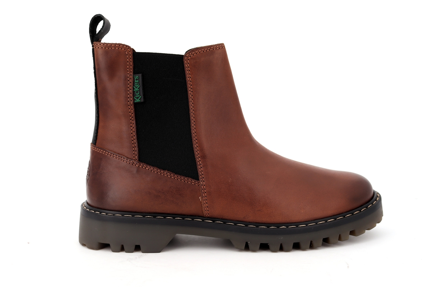 Rue de la Chaussure Kickers bottines kick deckfit marron femme