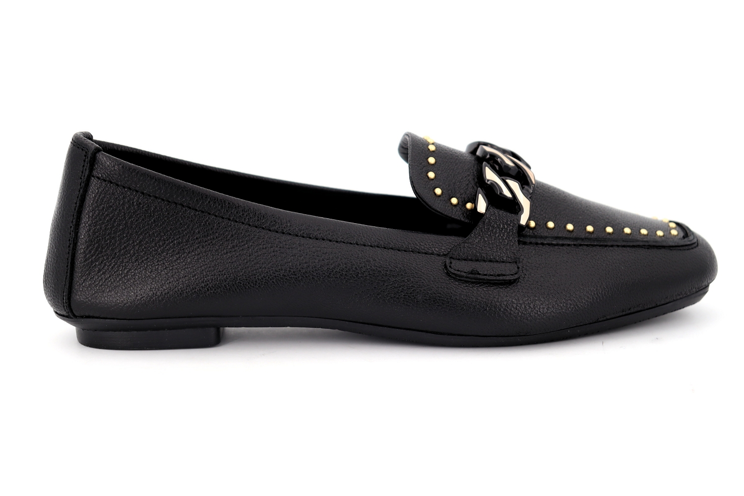 Rue de la Chaussure Reqins mocassins hermina noir femme