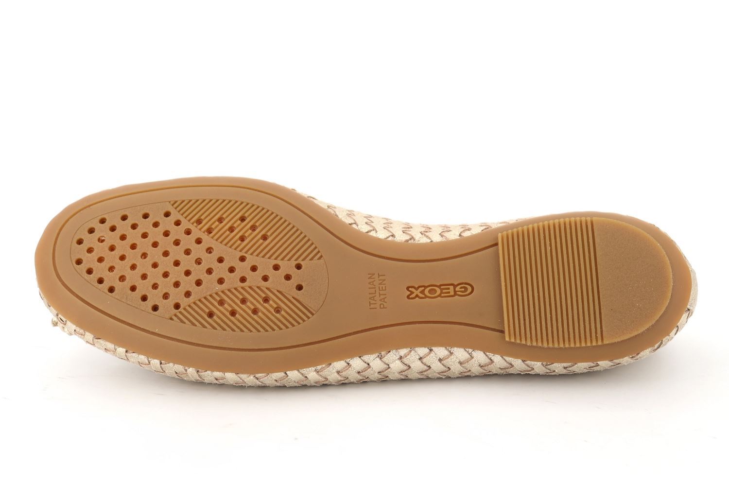 Ballerines Geox Palmaria Femme – Tissu Et Daim – Semelle Respirante – Talon 1 Cm – Confort Léger – Sans Fermeture