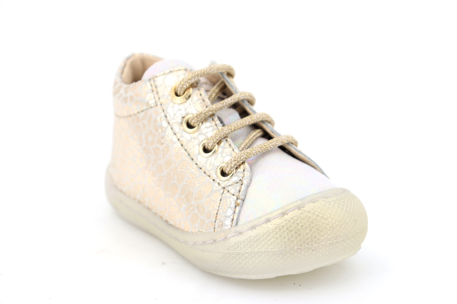 Naturino Cocoon Chaussures pour bébé en Or, Filles Chaussons bébé