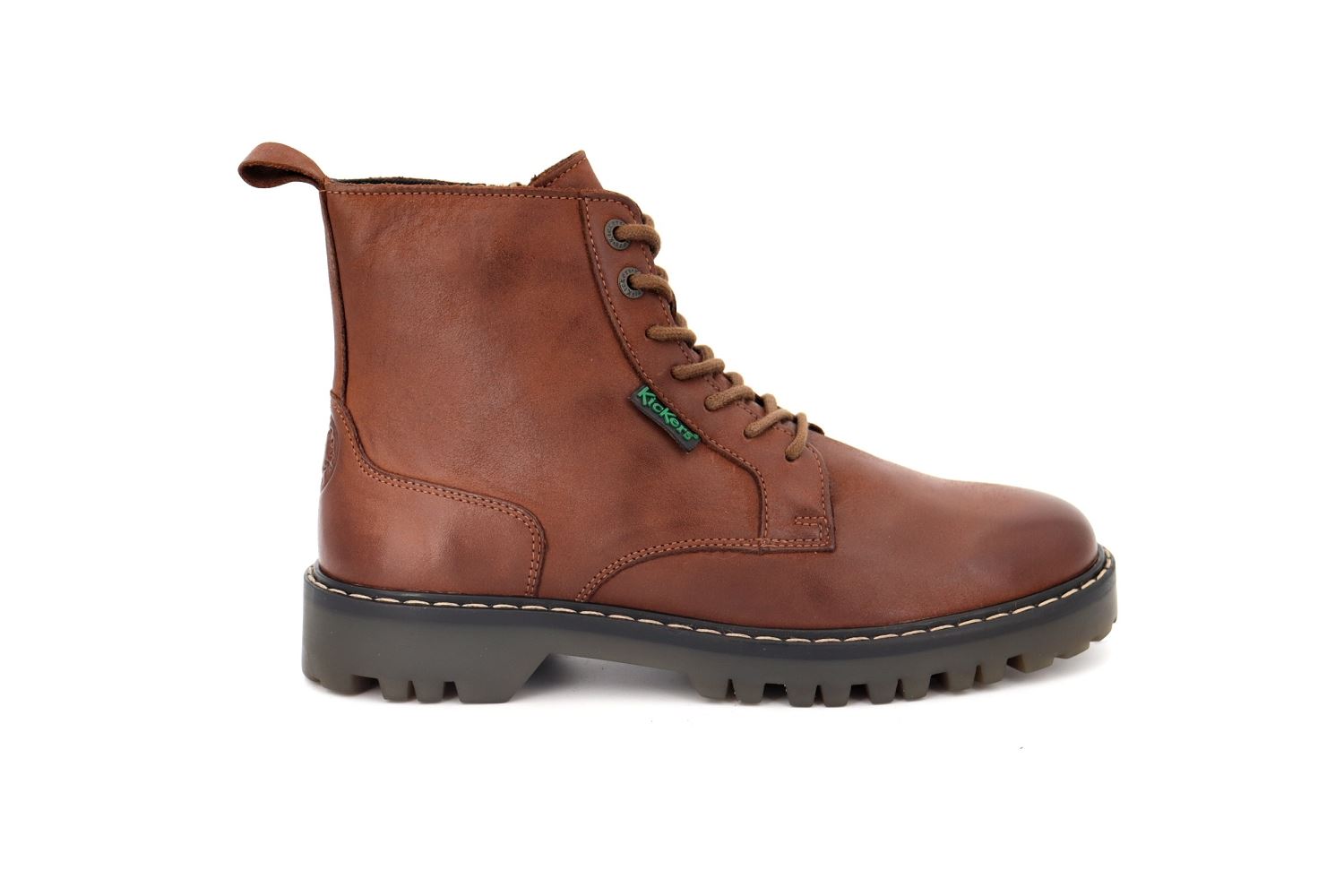Bottines Kickers Dea Pour Femme - En Cuir, Style Intemporel - Marque Iconique Depuis 50 Ans