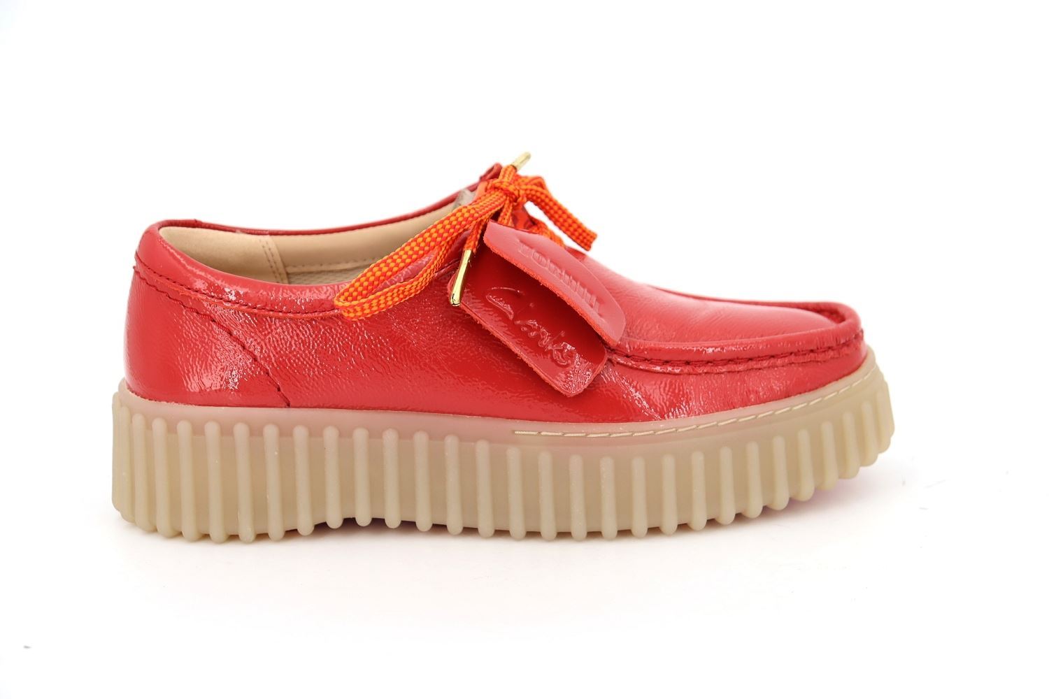 Clarks Torhill Mocc - Mocassins Femme En Cuir Avec Semelle Nervurée Années 90 - Taille 37 Couleur Noire Vernie