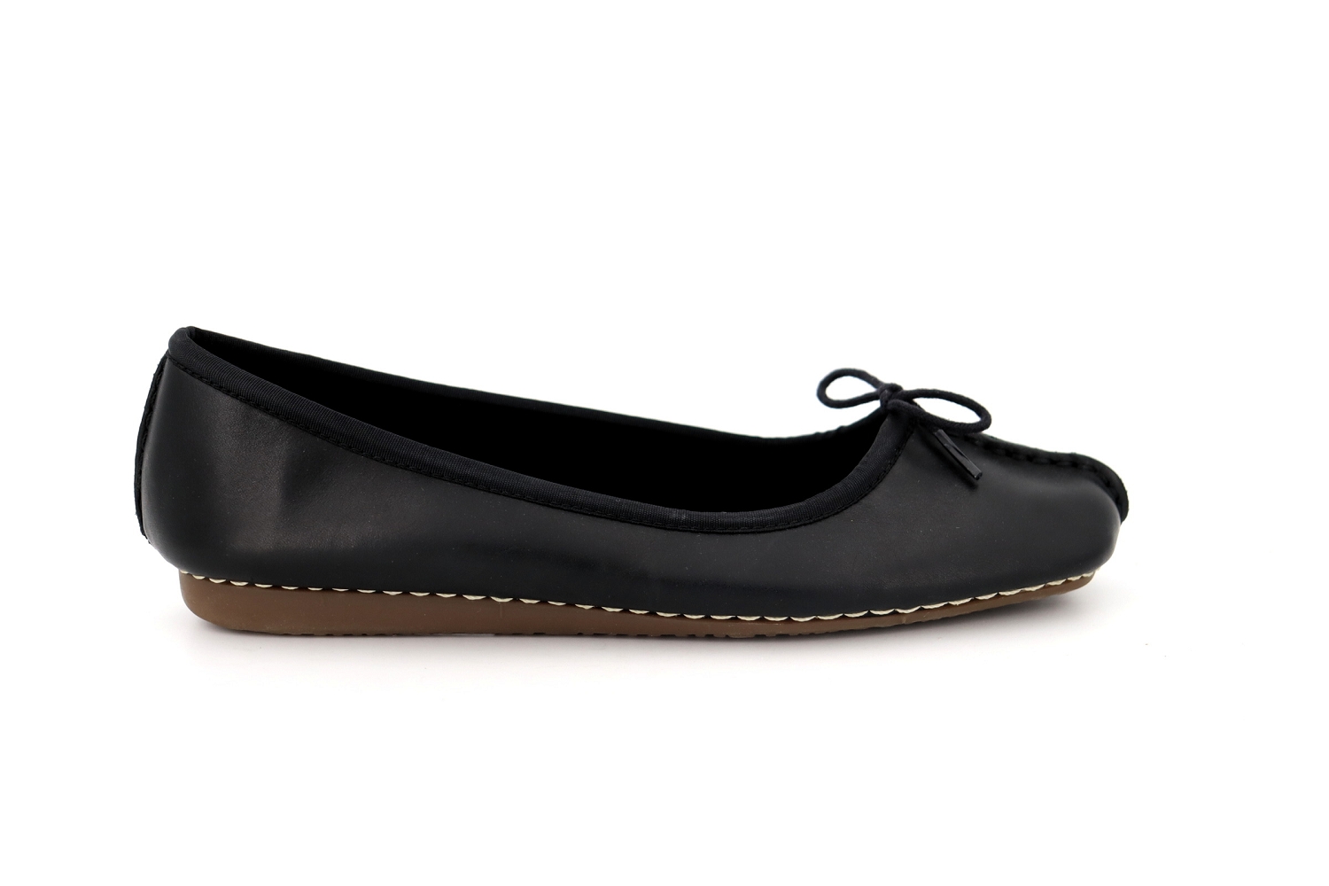 Rue de la Chaussure Clarks ballerines freckle ice noir femme
